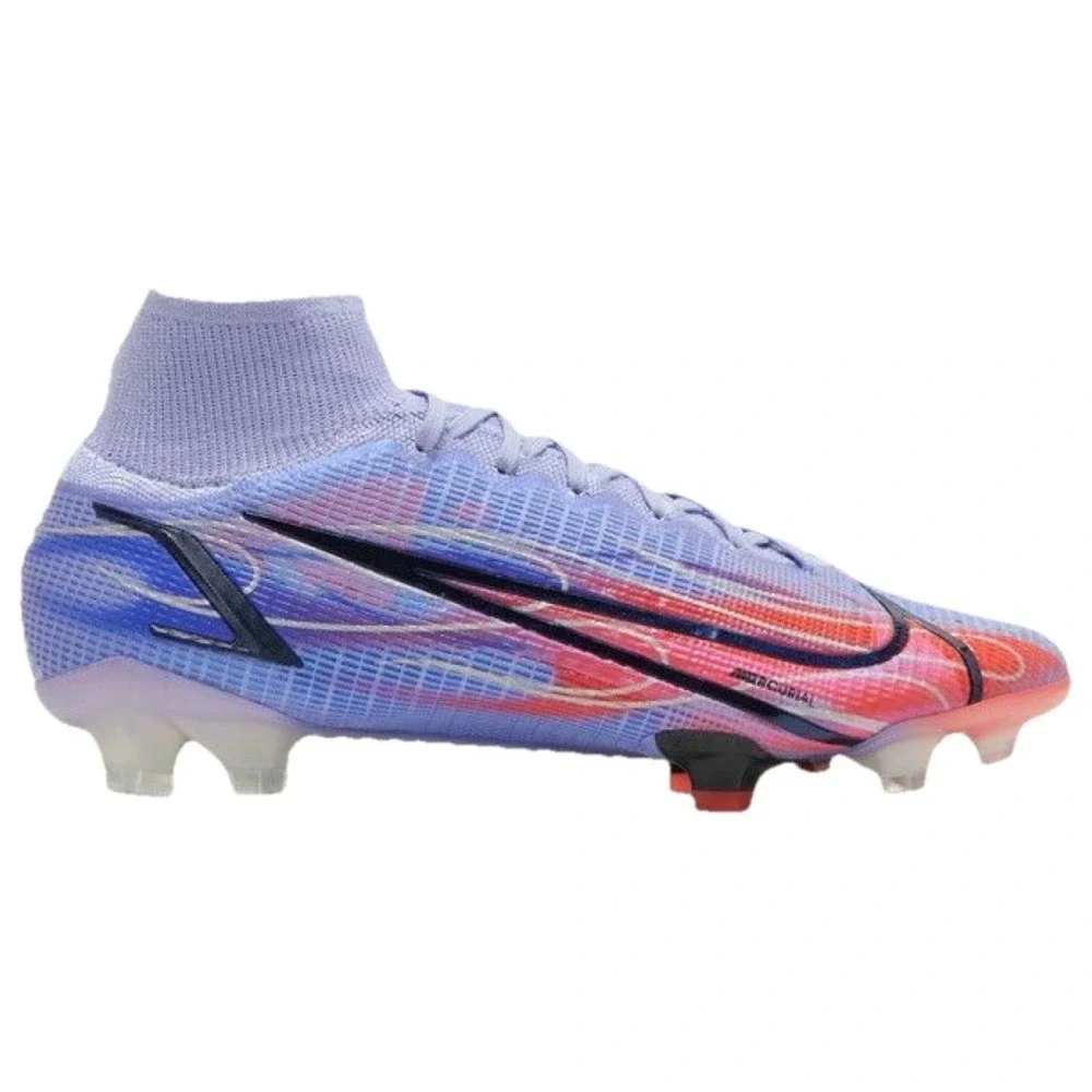 Nike Mercurial Superfly 8 FG Kylian Mbappe Flames Purple Mens Sz 11.5 DJ3977-506